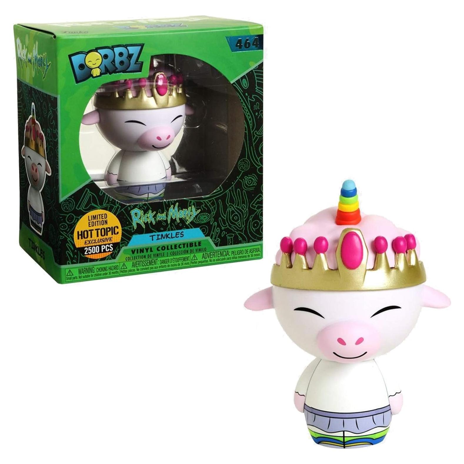Figura Dorbz Funko Rick y Morty Tinkles #464 Coleccionable