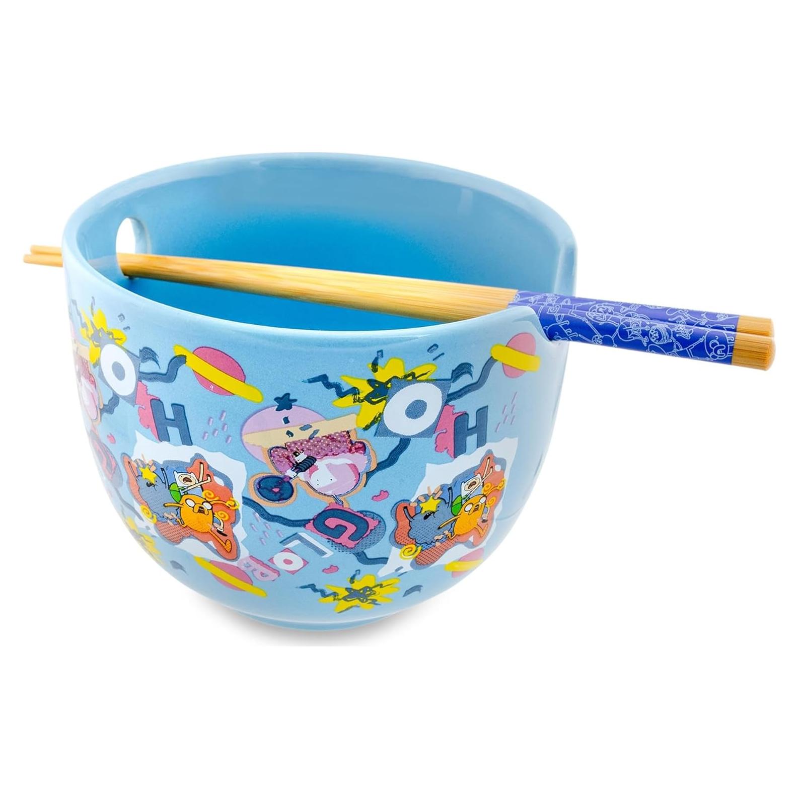 Juego de Vajilla Ramen Cerámica Adventure Time 2 Piezas