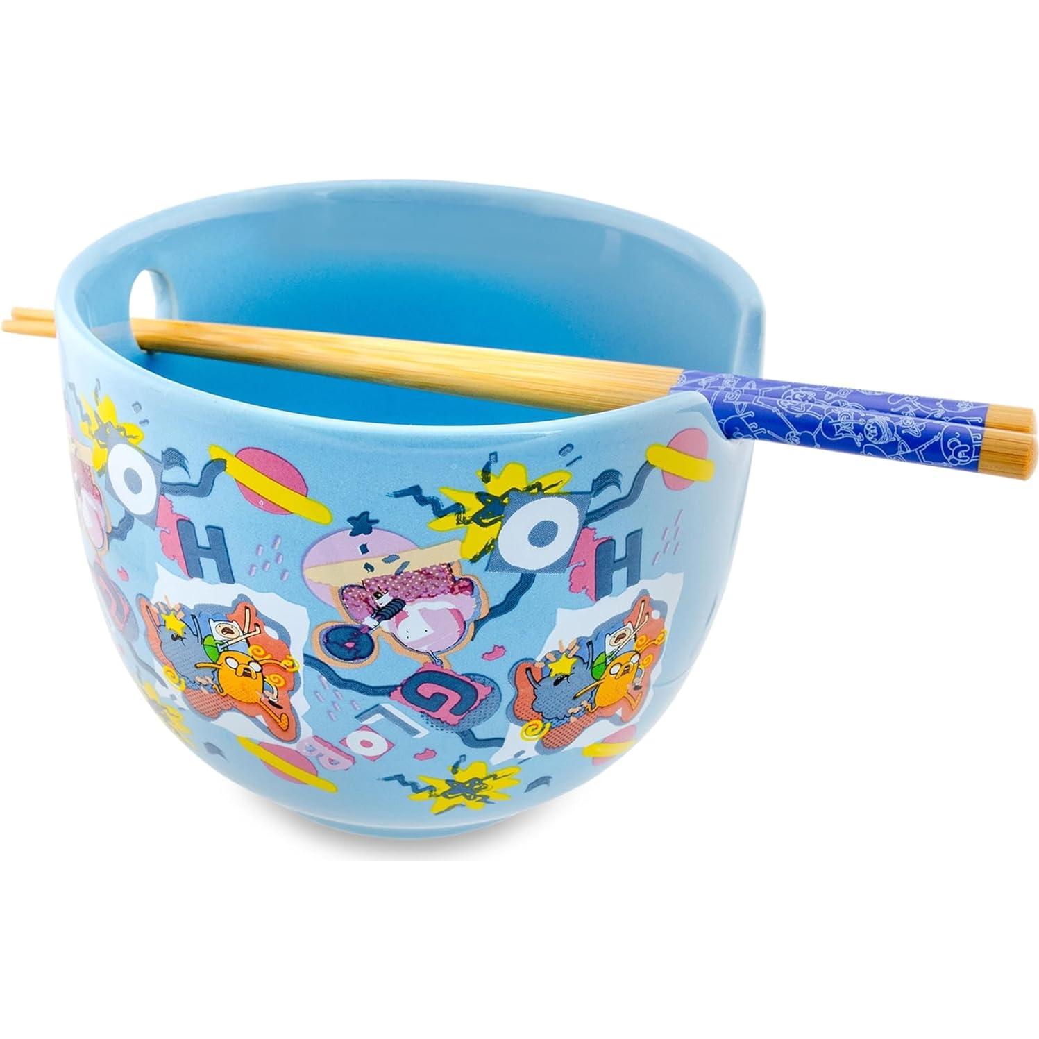 Juego de Vajilla Ramen Cerámica Adventure Time 2 Piezas