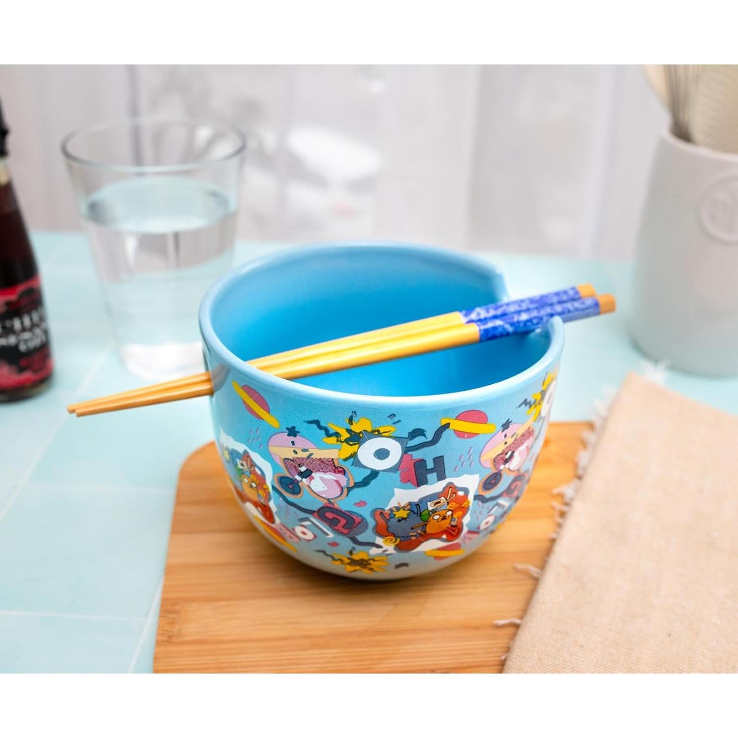 Juego de Vajilla Ramen Cerámica Adventure Time 2 Piezas