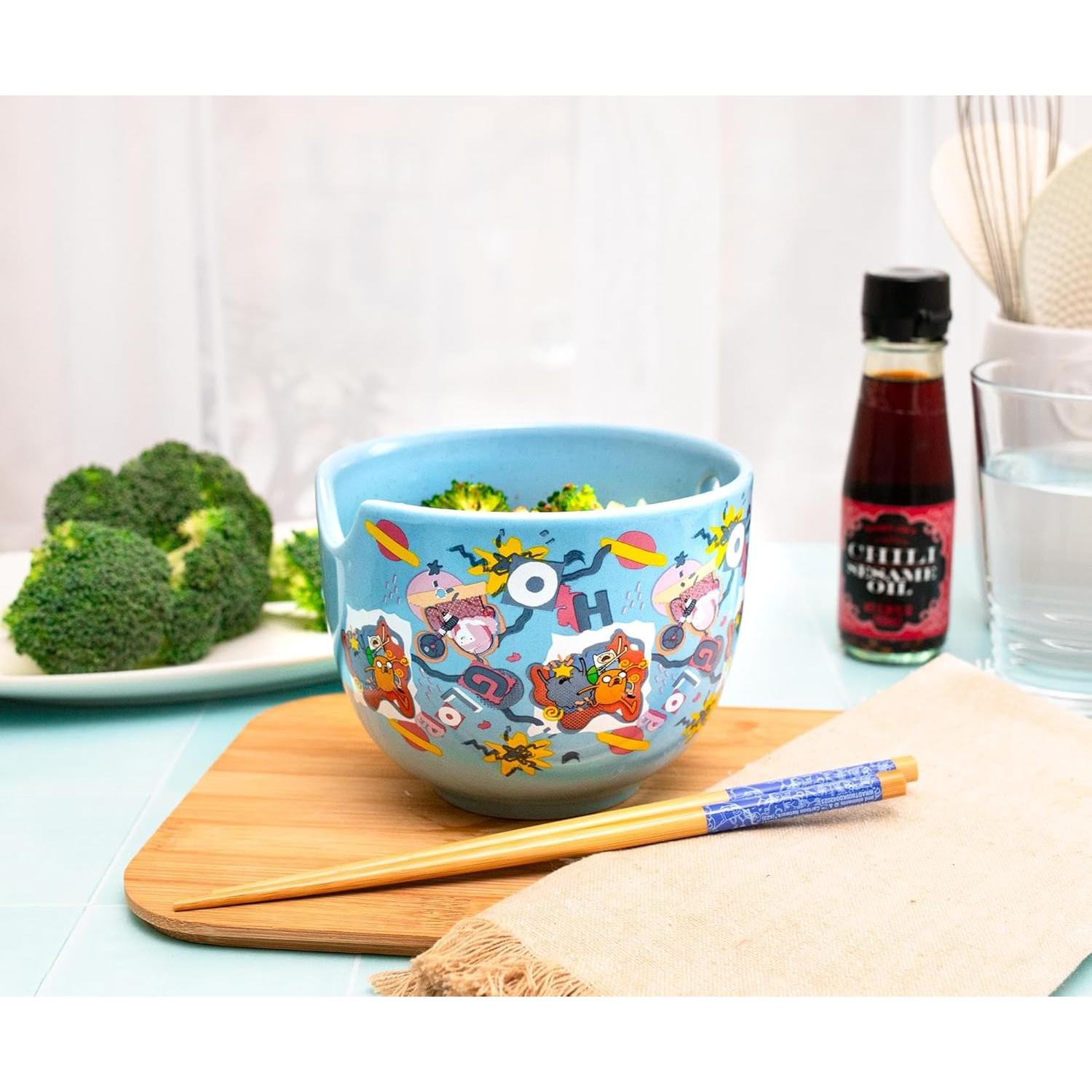 Juego de Vajilla Ramen Cerámica Adventure Time 2 Piezas