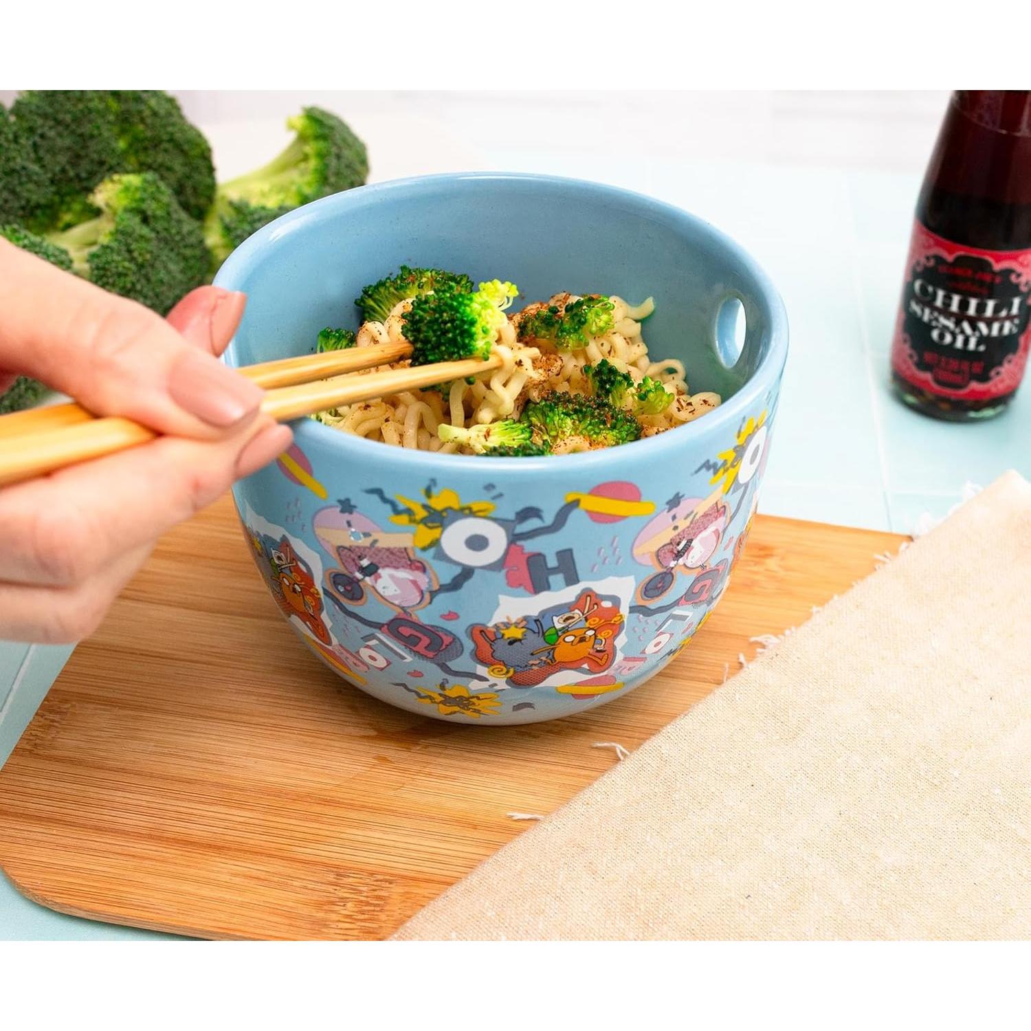 Juego de Vajilla Ramen Cerámica Adventure Time 2 Piezas