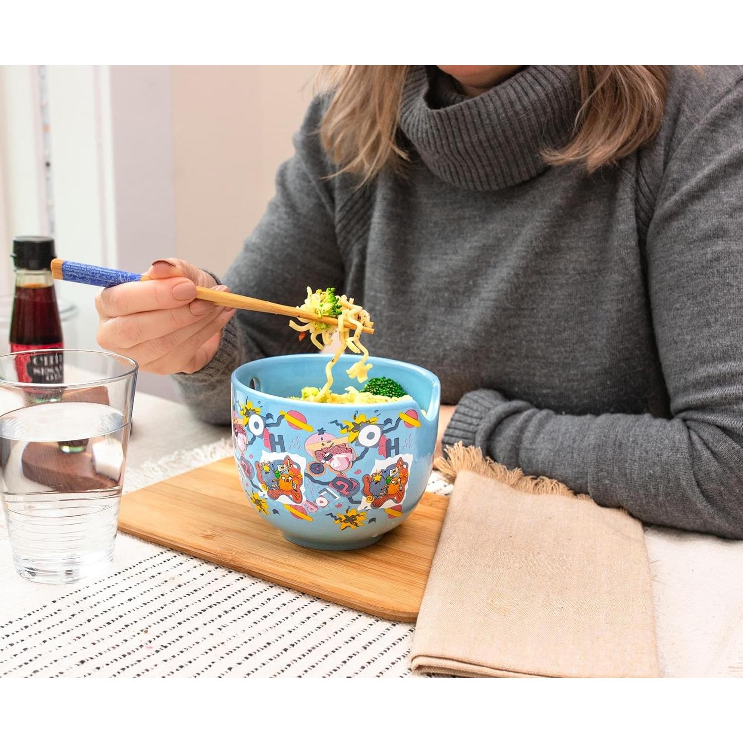 Juego de Vajilla Ramen Cerámica Adventure Time 2 Piezas