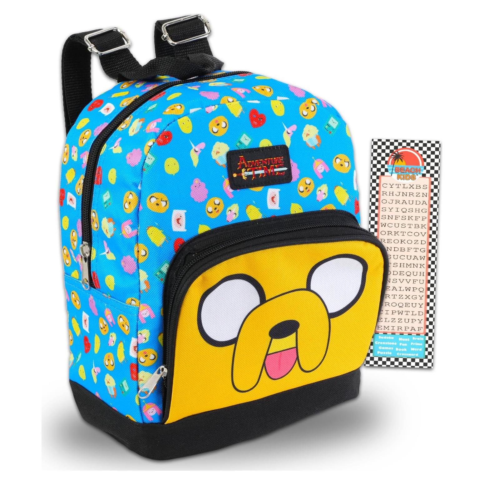 Mochila Mini de Lona Hora de Aventura 25.4 cm con Bolsillo