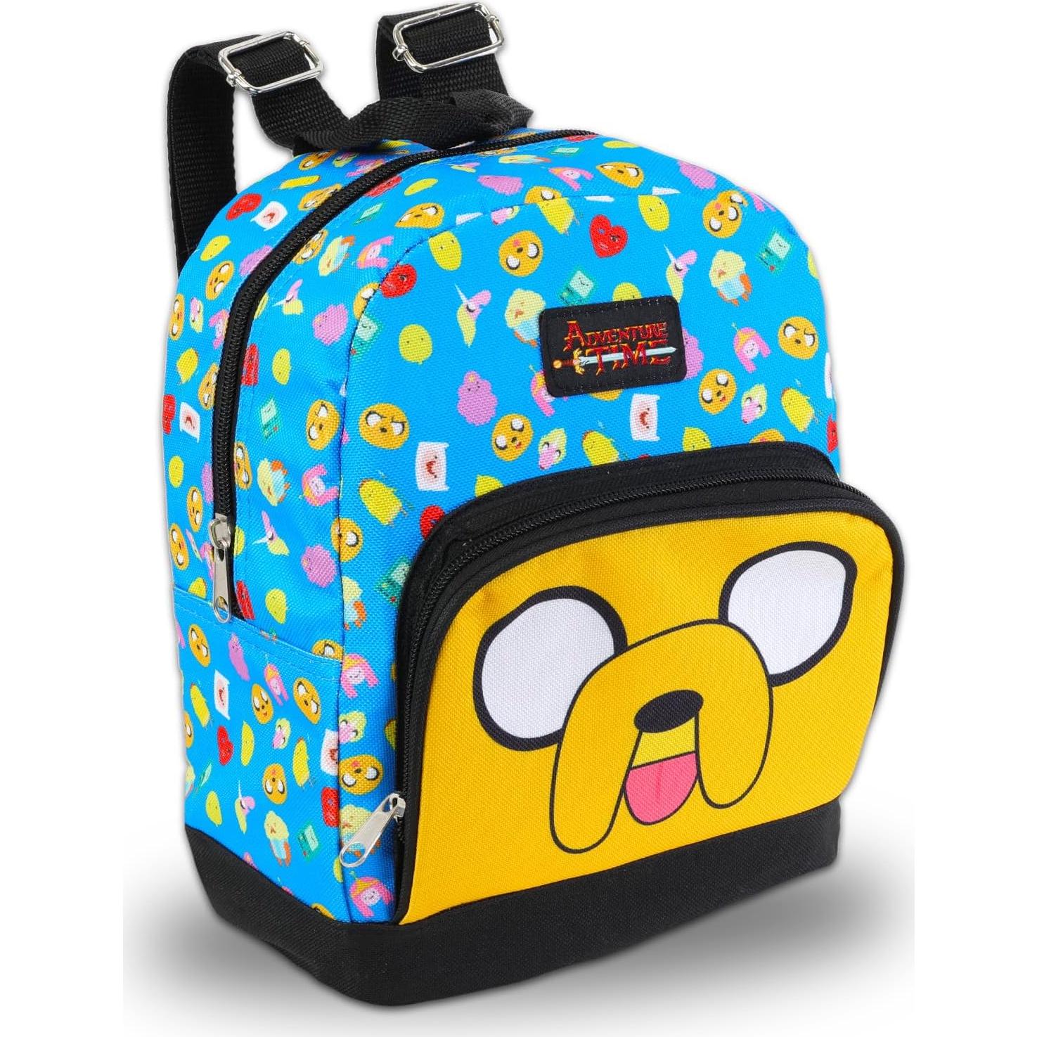 Mochila Mini de Lona Hora de Aventura 25.4 cm con Bolsillo