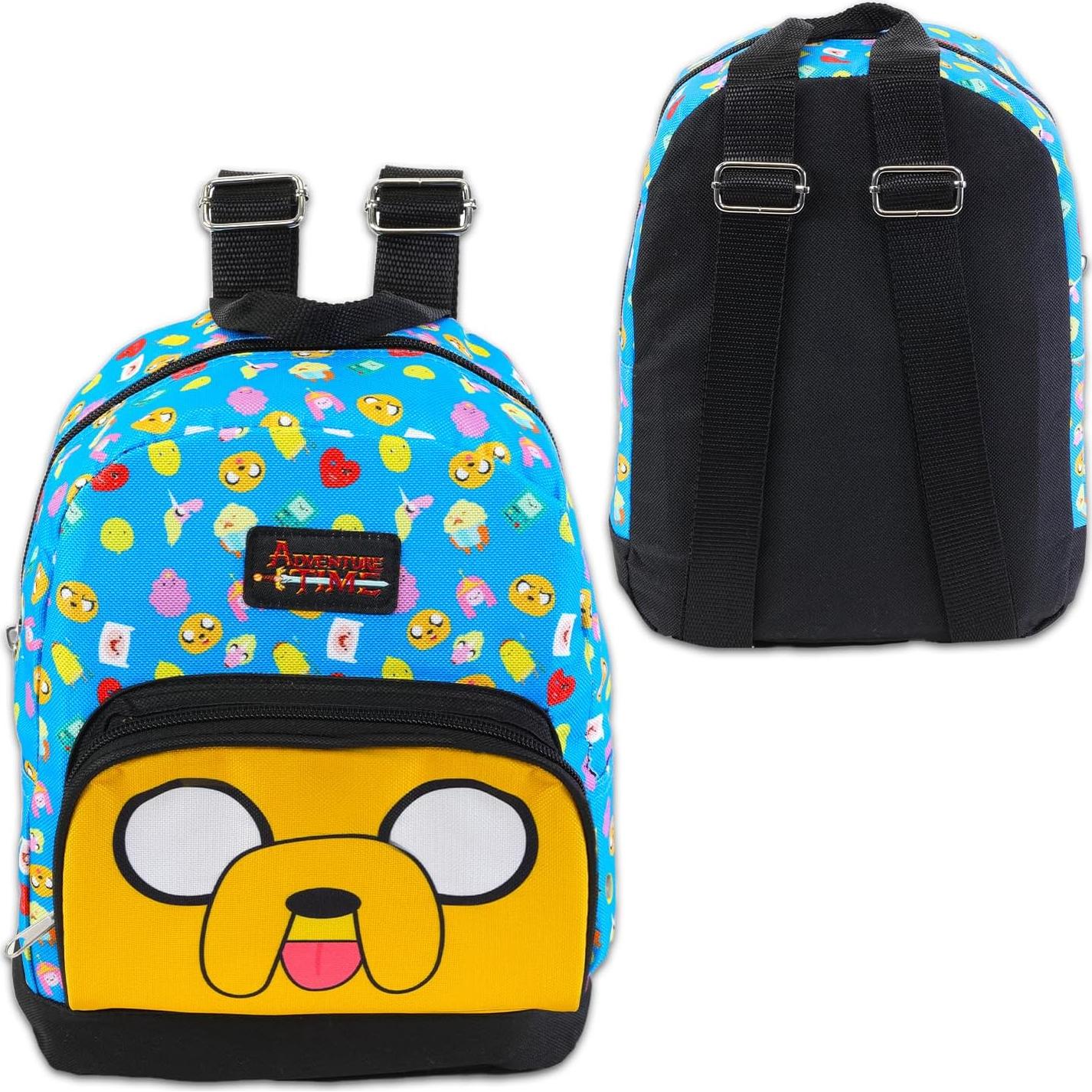 Mochila Mini de Lona Hora de Aventura 25.4 cm con Bolsillo