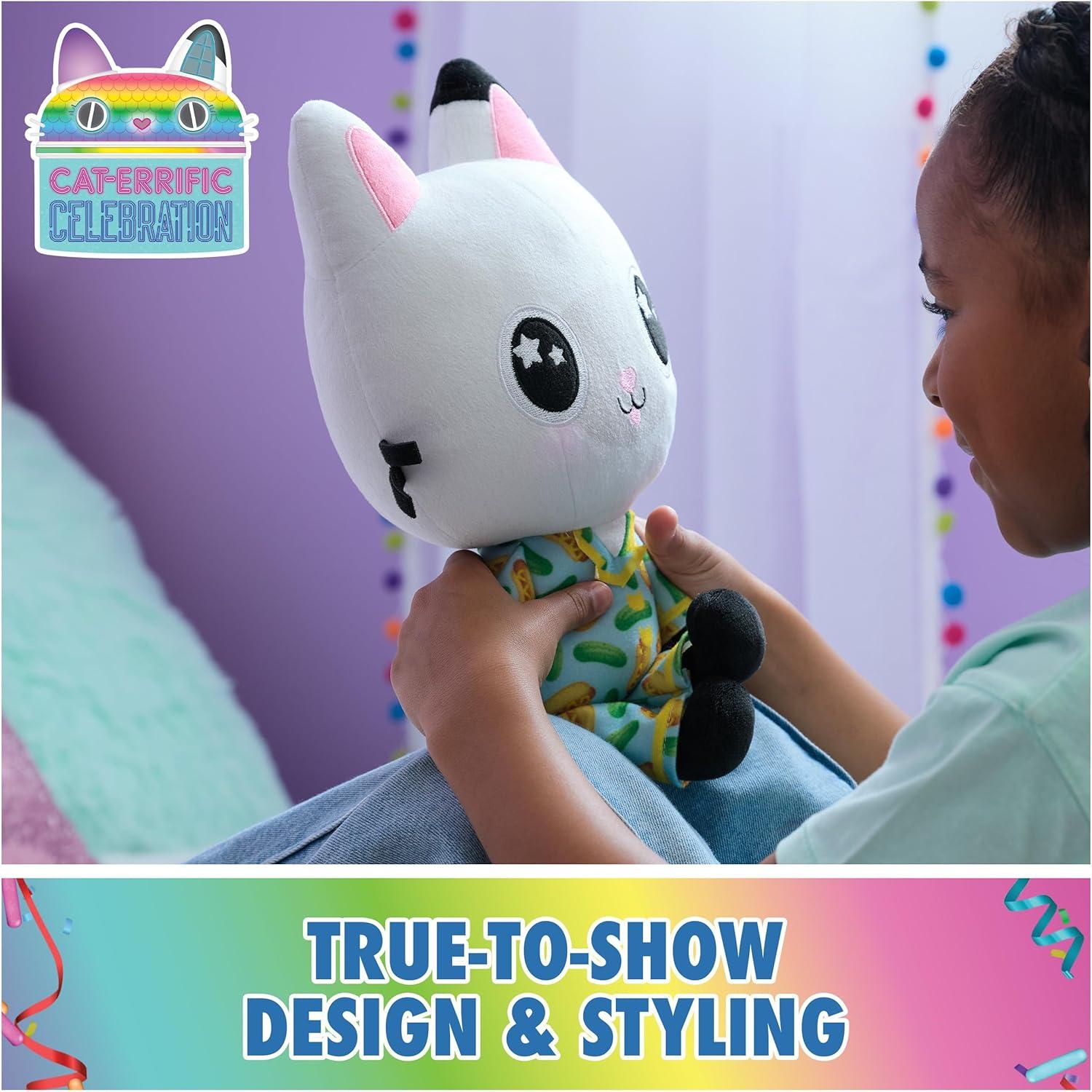 Peluche Gabby's Dollhouse Pandy Paws 33 cm con Luces