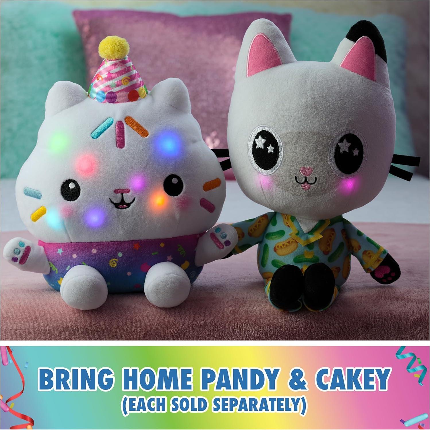 Peluche Gabby's Dollhouse Pandy Paws 33 cm con Luces