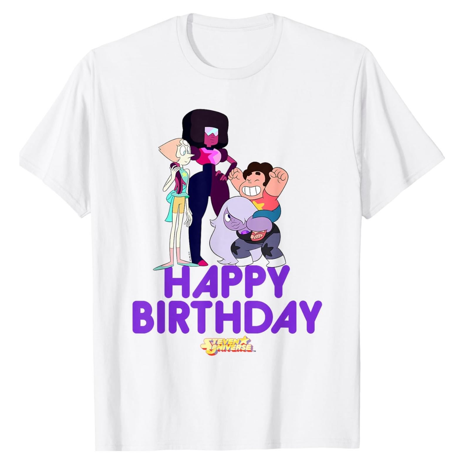 Camiseta de Cumpleaños Steven Universe Gems - Licencia Oficial