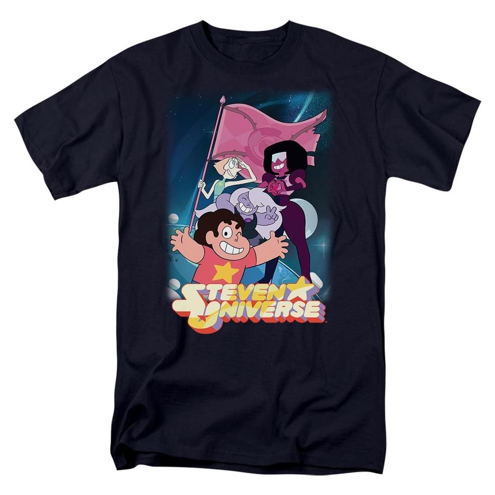 Camiseta Unisex Steven Universe Pearl Algodón Marino