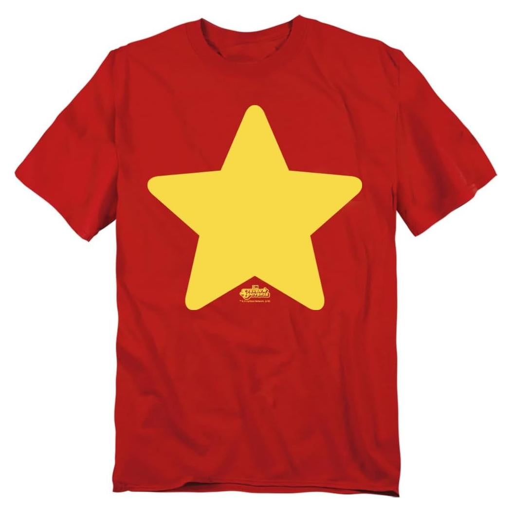 Camiseta Unisex Steven Universe Estrella Roja Algodón