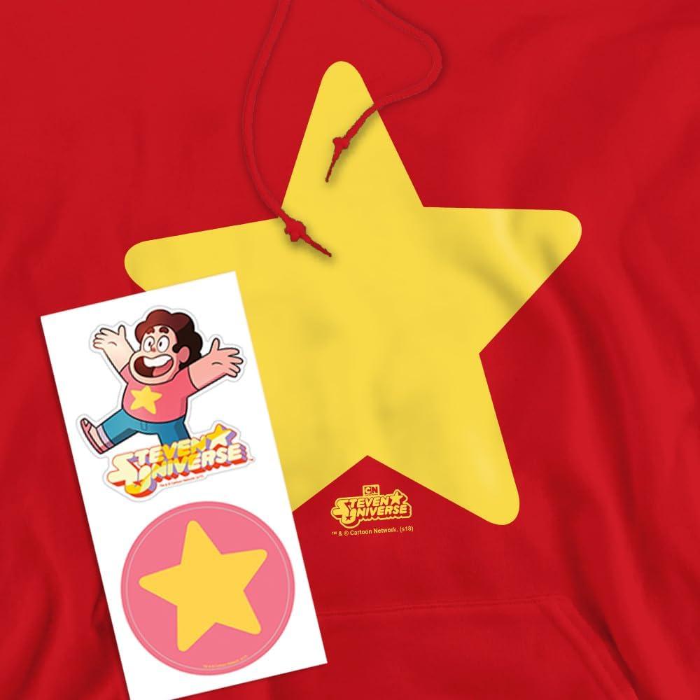 Sudadera con Capucha Popfunk Steven Universe Unisex Rojo Grande