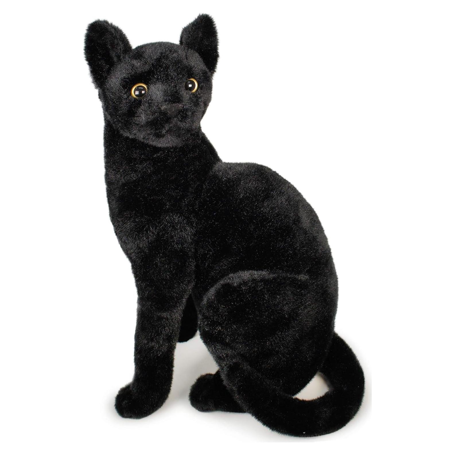 Peluche Gato Negro Boone 33 cm - VIAHART Suave y Lindo