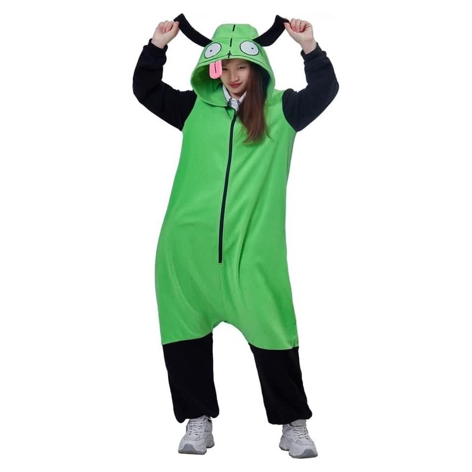 Sudadera con Capucha de Cosplay Zim Invader - Mediana - Poliester