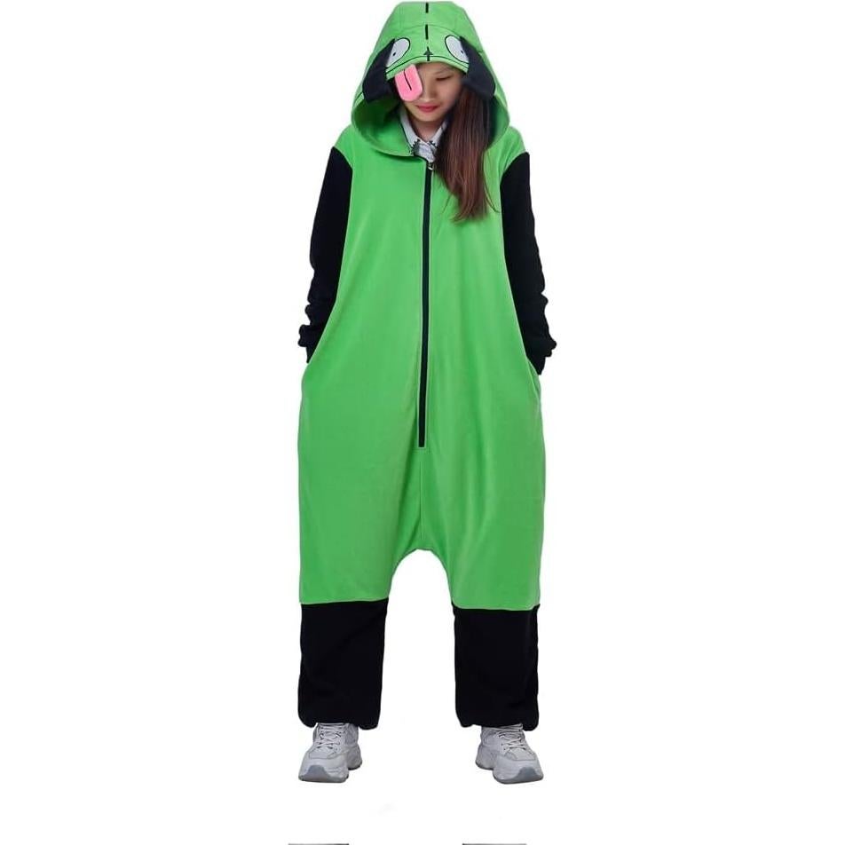Sudadera con Capucha de Cosplay Zim Invader - Mediana - Poliester