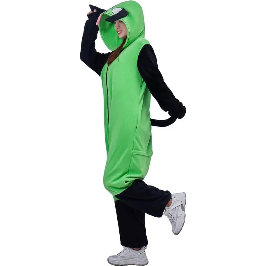 Sudadera con Capucha de Cosplay Zim Invader - Mediana - Poliester