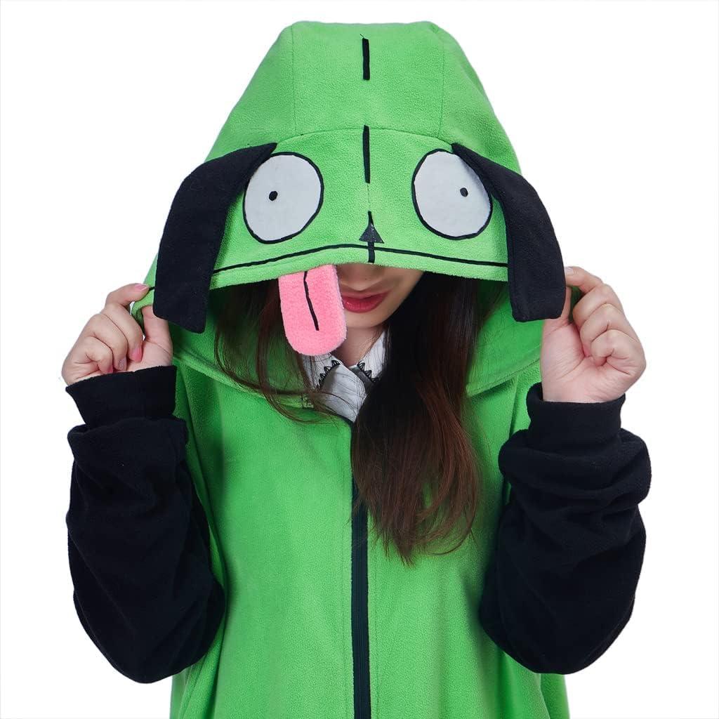 Sudadera con Capucha de Cosplay Zim Invader - Mediana - Poliester