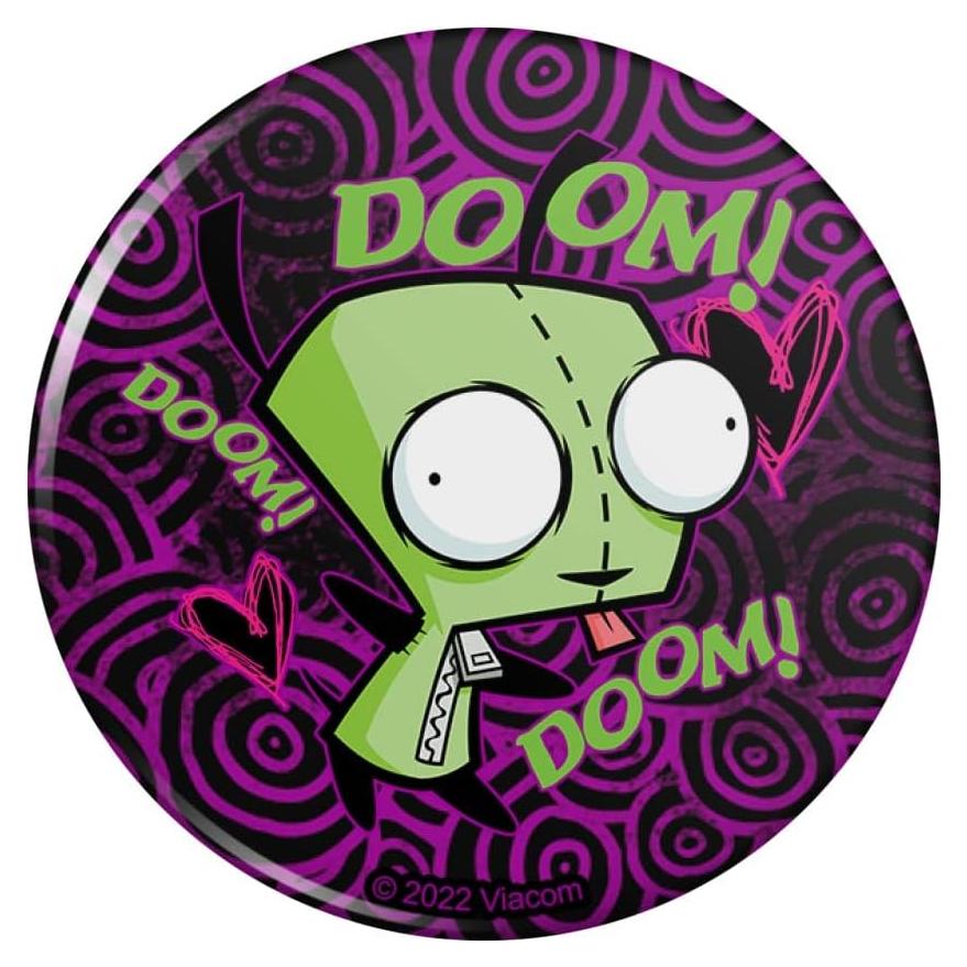 Botón de Pinback Invader Zim GIR 7.6 cm - Graphics and More