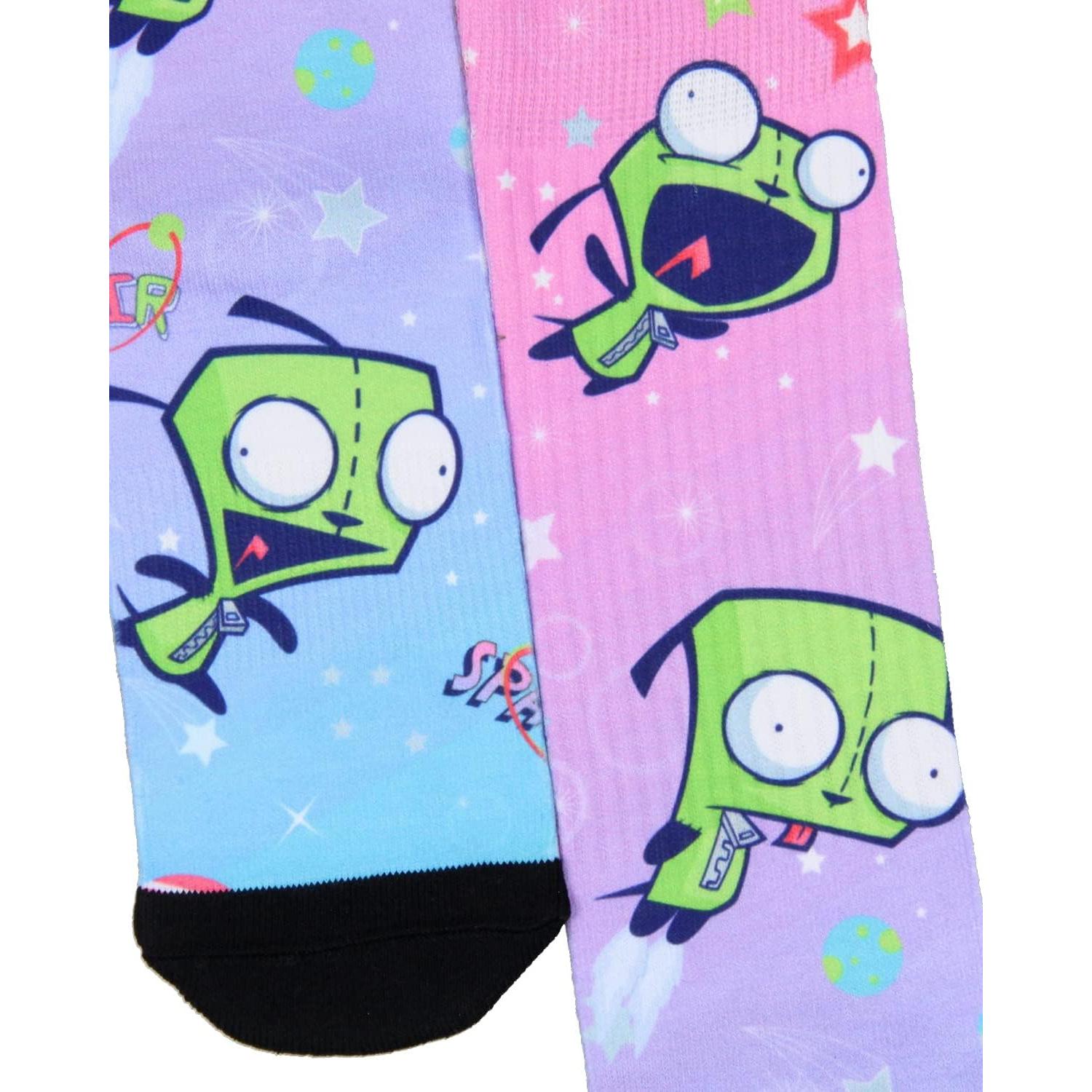 Calcetines deportivos Bioworld Invader Zim para hombres 8-12