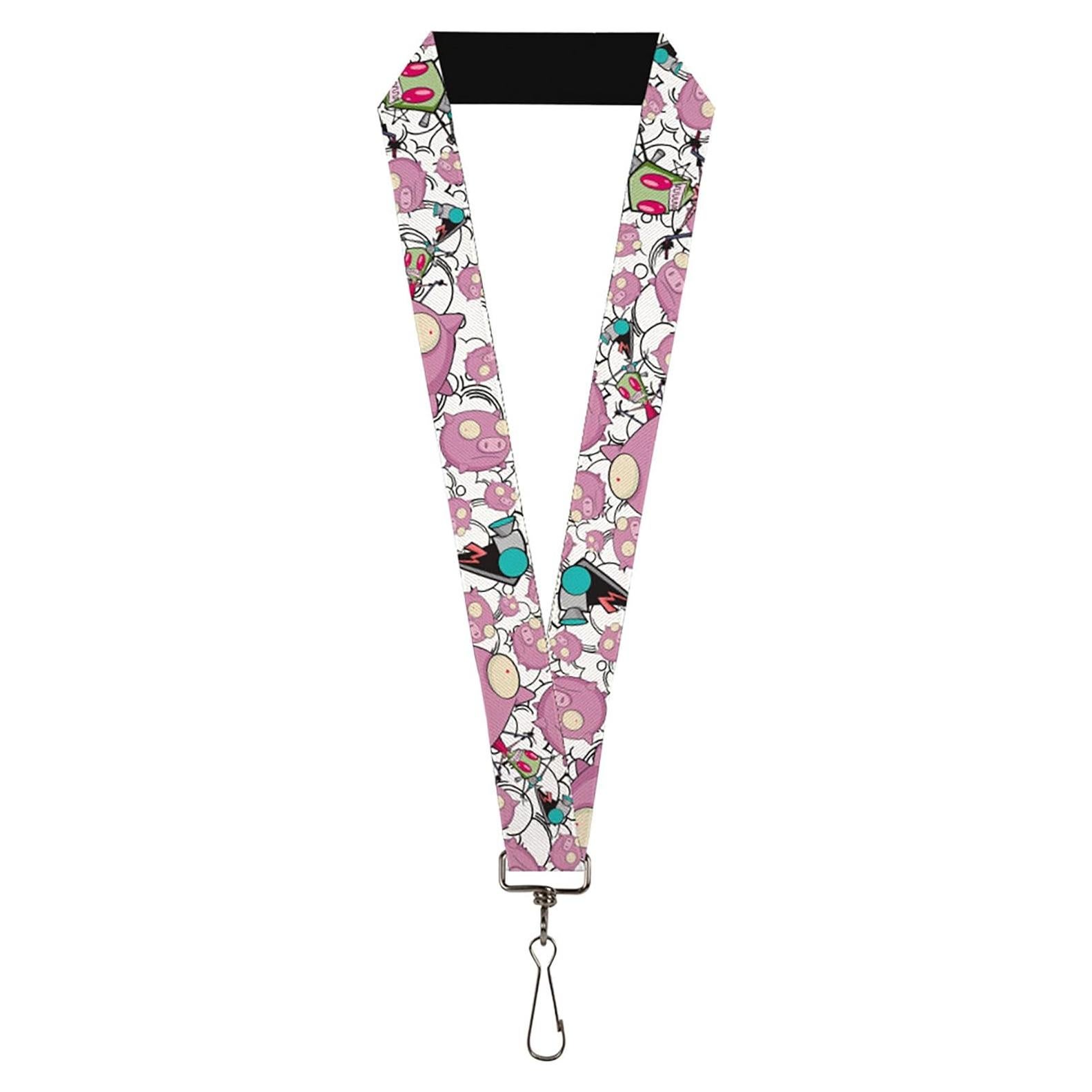 Lanyard Nickelodeon Invader Zim Gir 2.54cm x 111.76cm