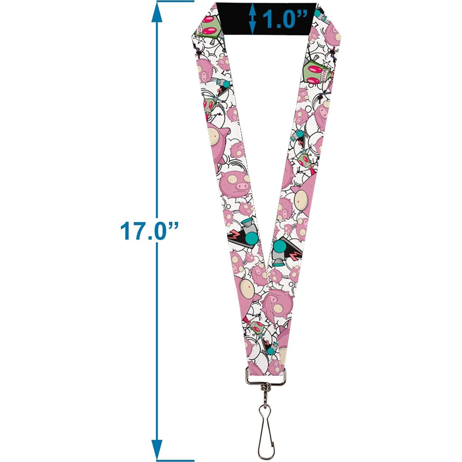 Lanyard Nickelodeon Invader Zim Gir 2.54cm x 111.76cm