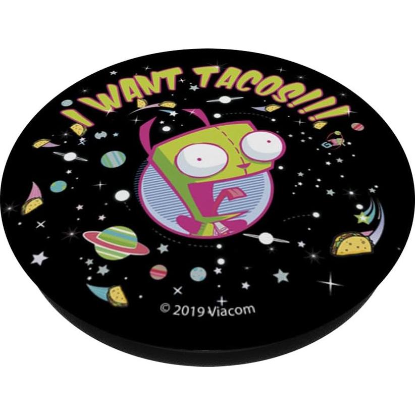 PopSockets Adhesivo PopGrip Invader Zim Gir Quiero Tacos