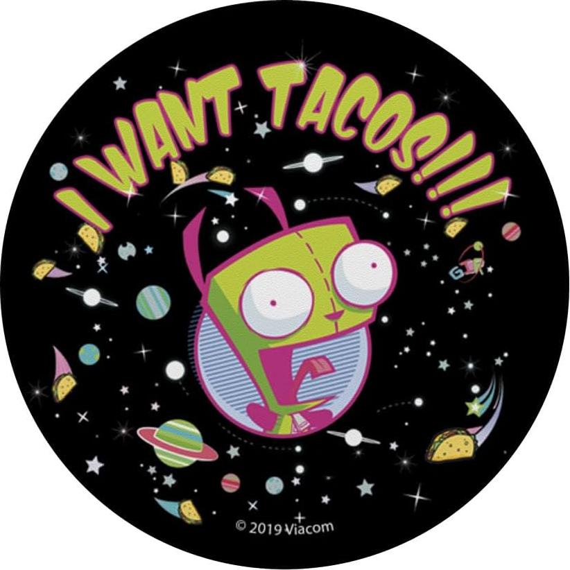 PopSockets Adhesivo PopGrip Invader Zim Gir Quiero Tacos