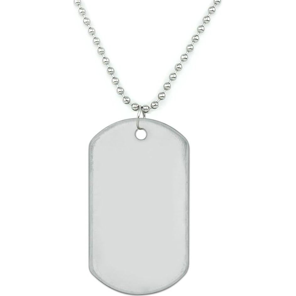 Colgante de etiqueta militar Invader Zim con cadena 61cm