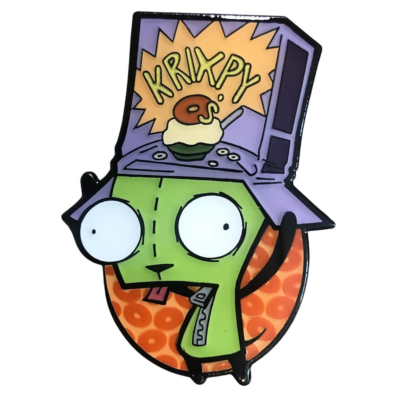 Pin de esmalte Gir's Cereal Hat - Invader Zim - 4.45 cm
