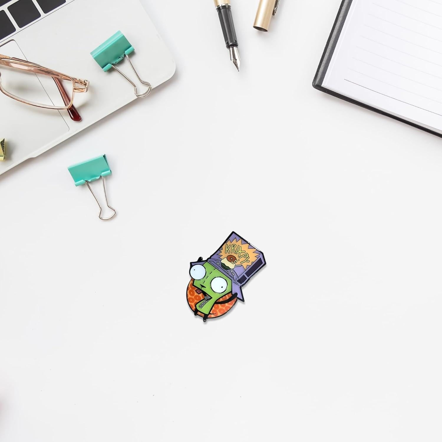 Pin de esmalte Gir's Cereal Hat - Invader Zim - 4.45 cm