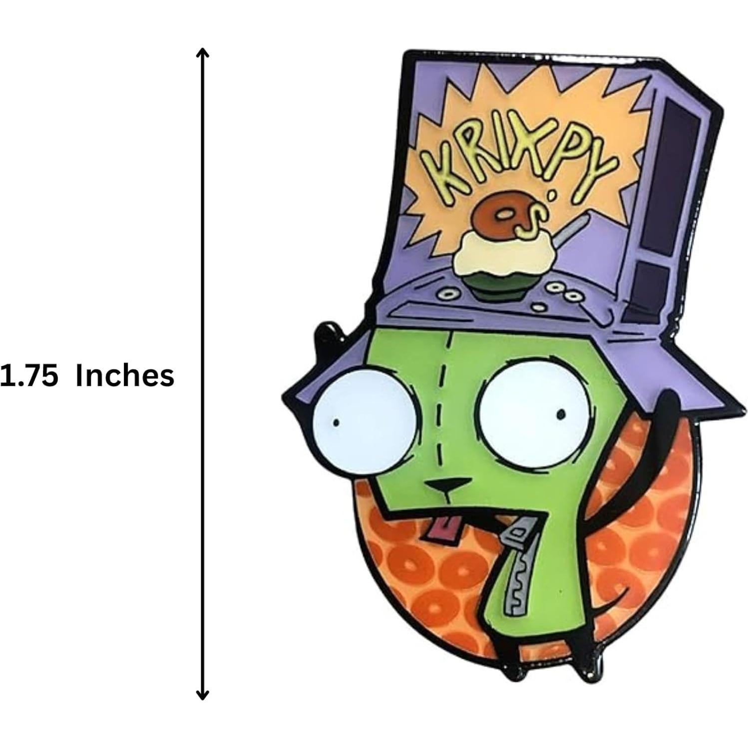 Pin de esmalte Gir's Cereal Hat - Invader Zim - 4.45 cm