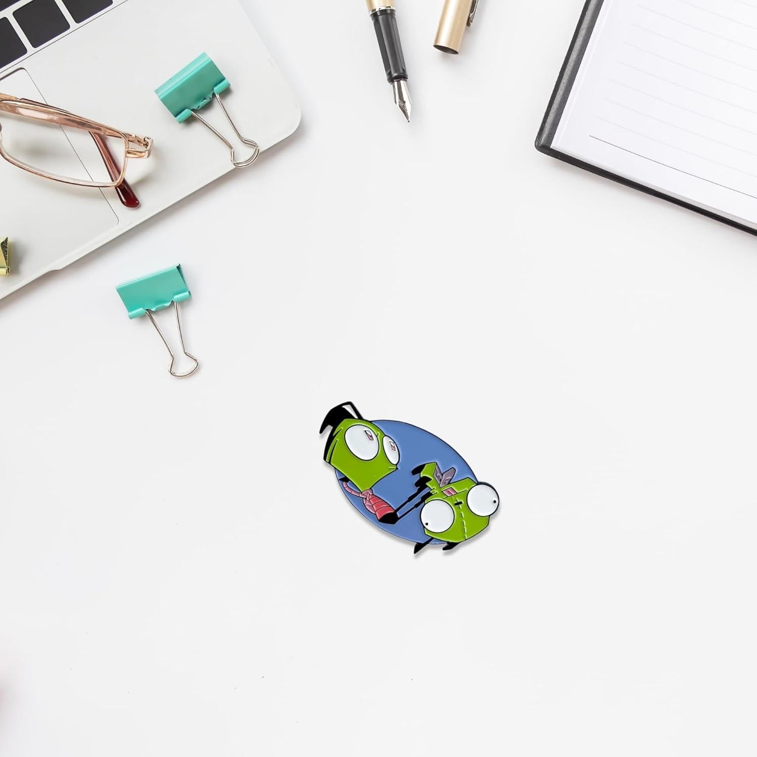 Pin Coleccionable Zim Haciendo Ejercicio - Invader Zim