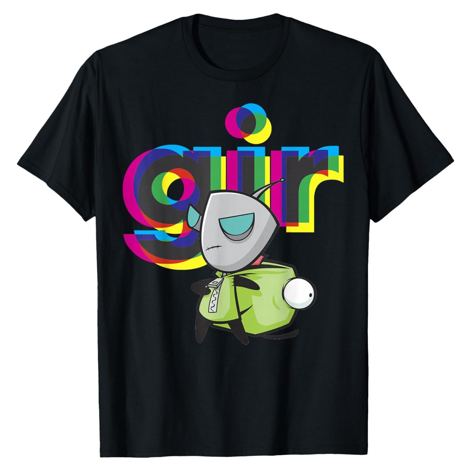 Camiseta de hombre Invader Zim Gir colorida - Ropa oficial
