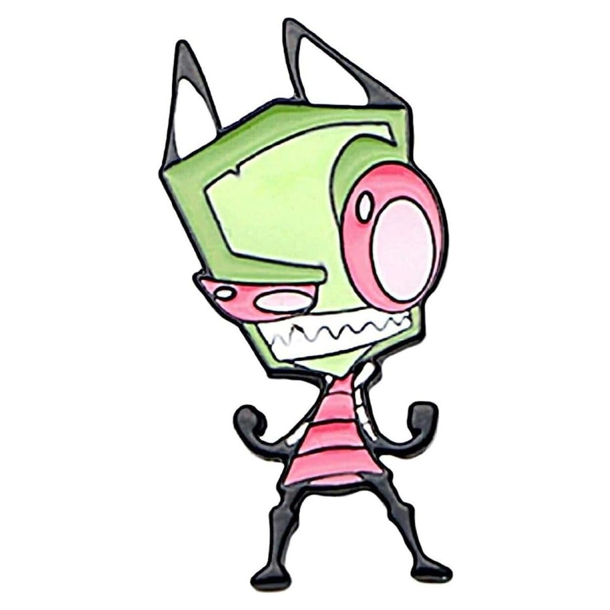 Pin de Metal Esmalte Invader Zim 2.54 cm - EC Trading