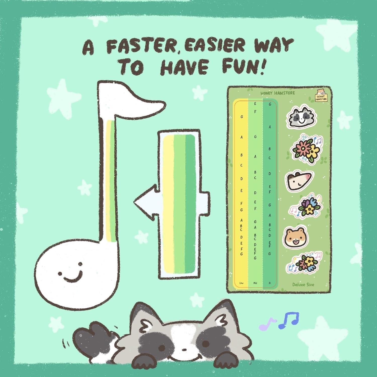 Etiqueta de Nota Musical Honey Hamstore para Otamatone Deluxe