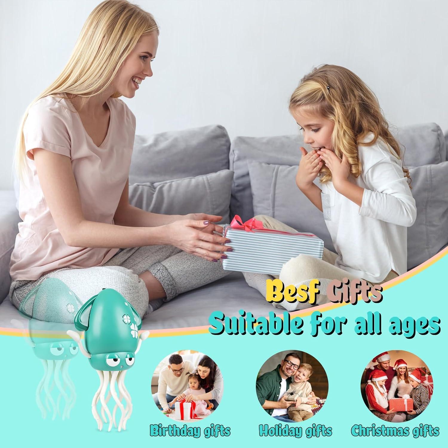 Juguete Interactivo Pulpo Eléctrico Bangzi con Luz y Música