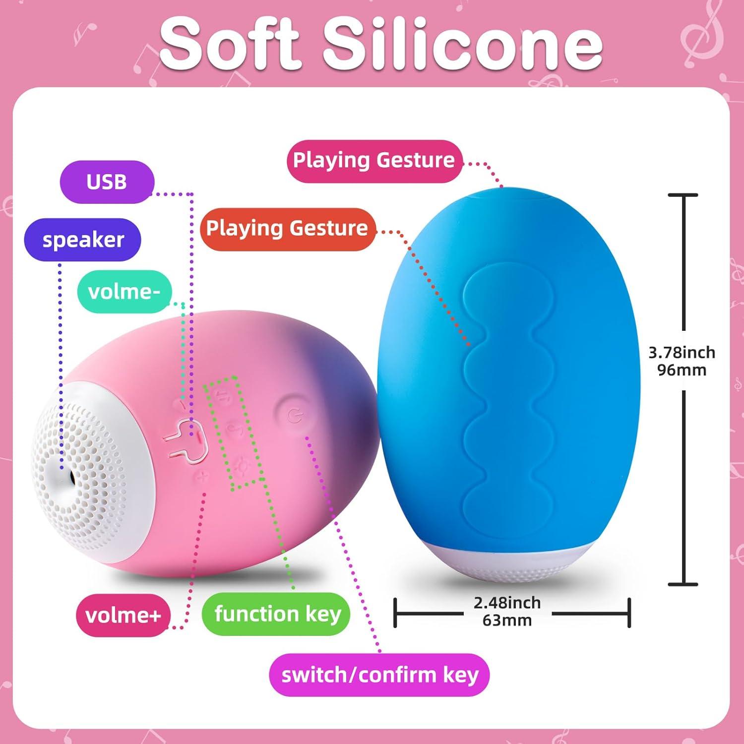 Piano de Pulgar Electrónico AluAbi MD01 Rosa 13 Instrumentos