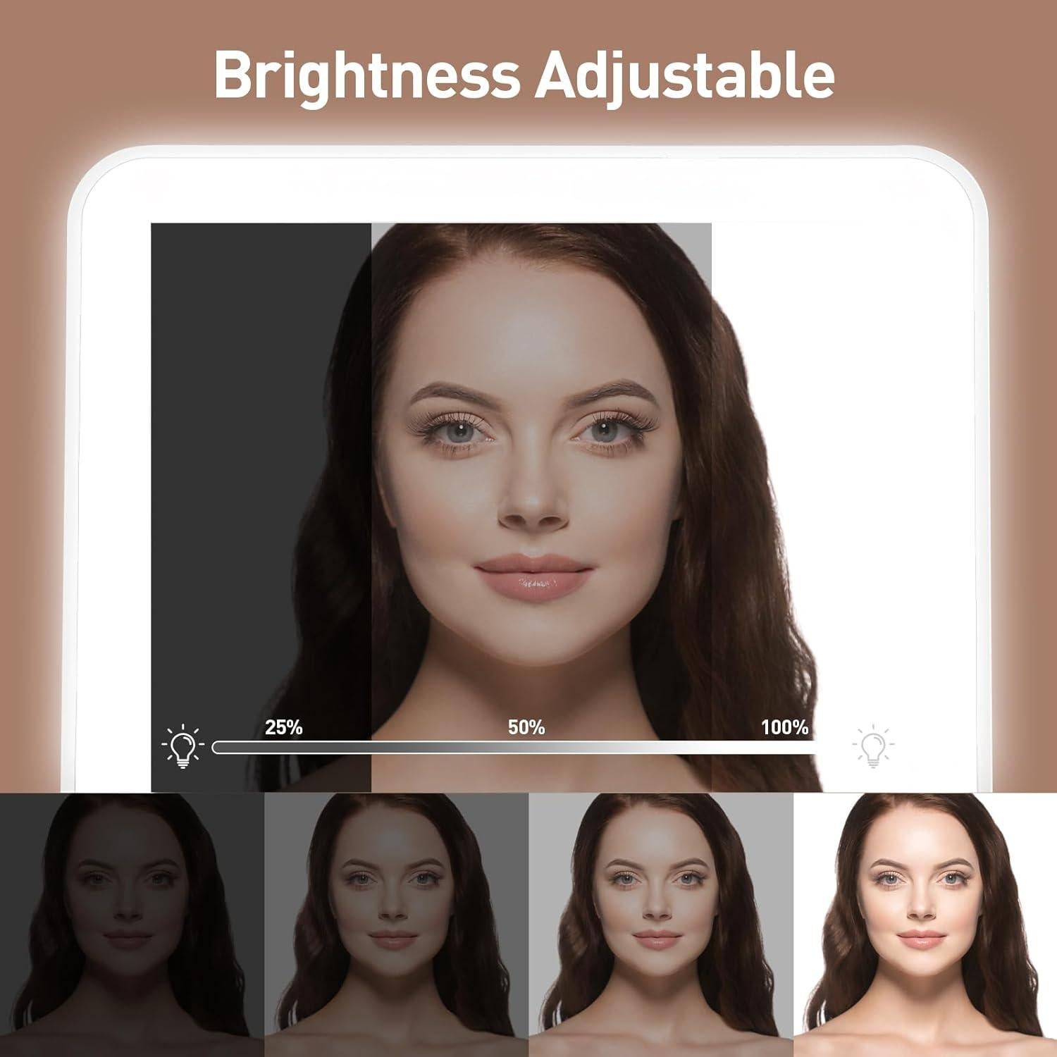 Espejo de Maquillaje Plegable BACK KTCL Recargable 1200mAh