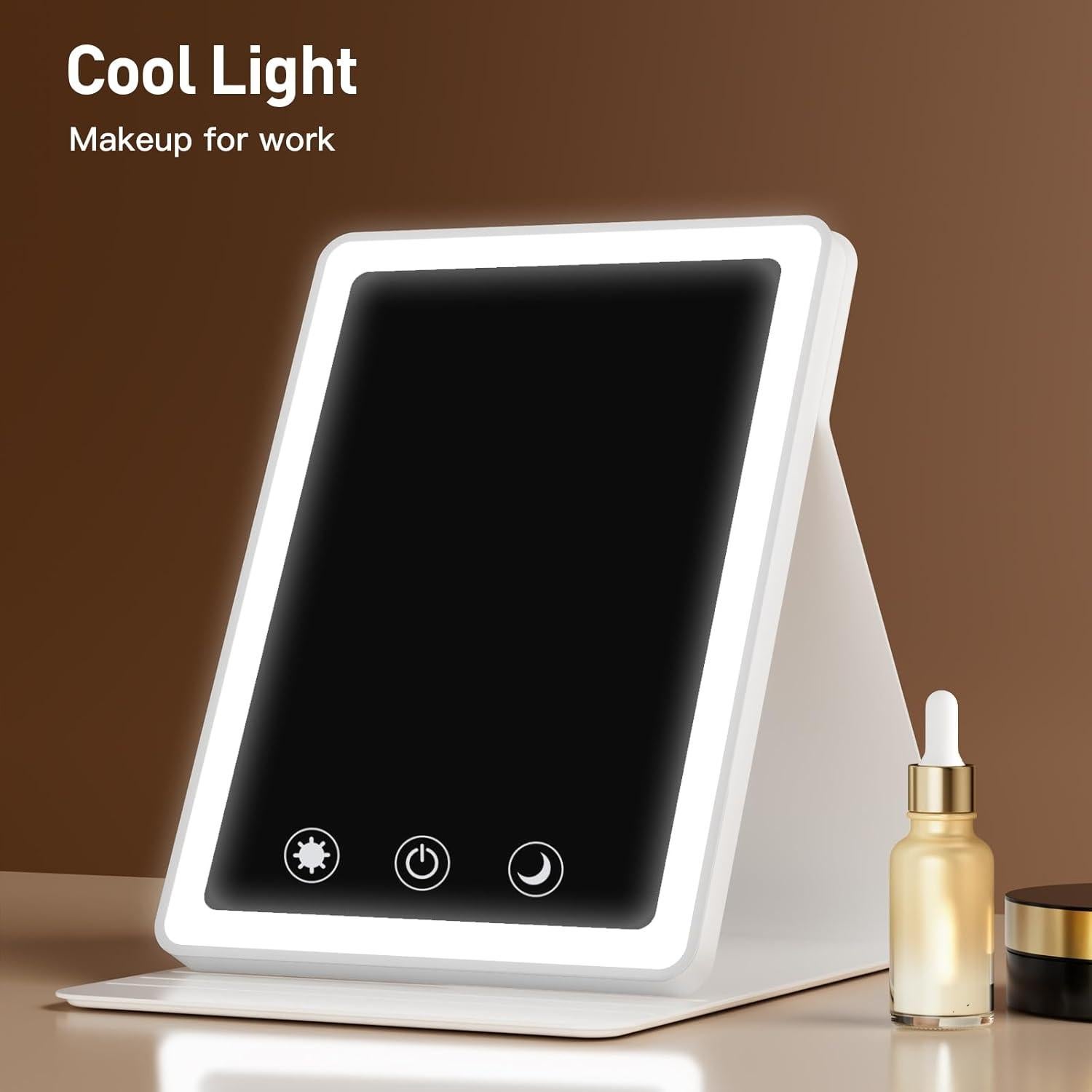 Espejo de Maquillaje Plegable BACK KTCL Recargable 1200mAh