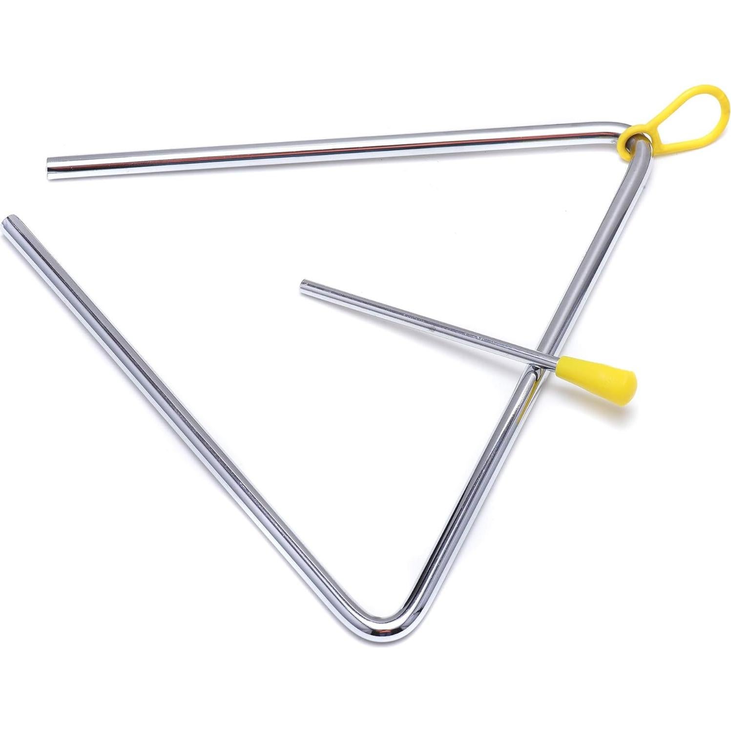 Triángulo Musical de Acero TDOCK 20.32 cm con Martillo