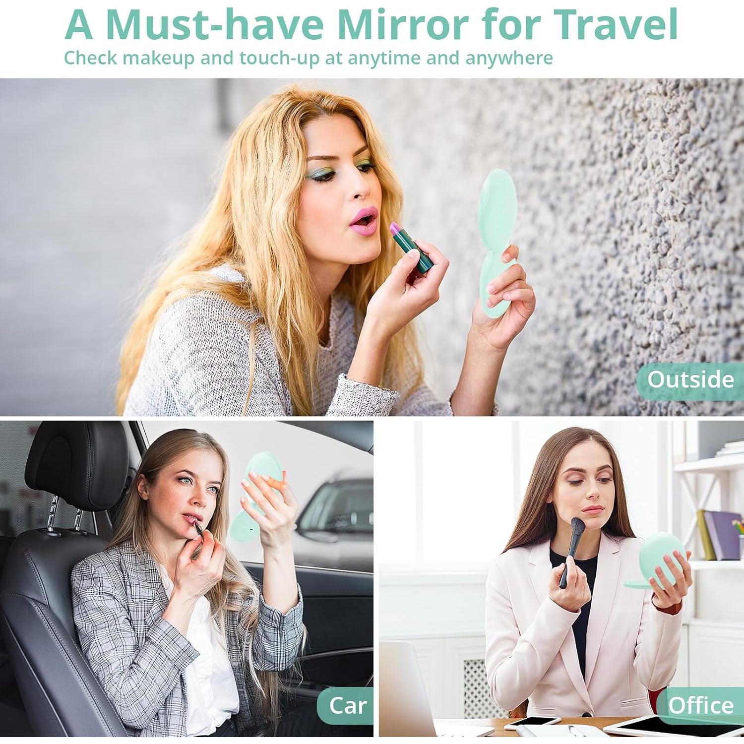 Espejo de Maquillaje Fabuday 4.8" LED Plegable 1x/20x