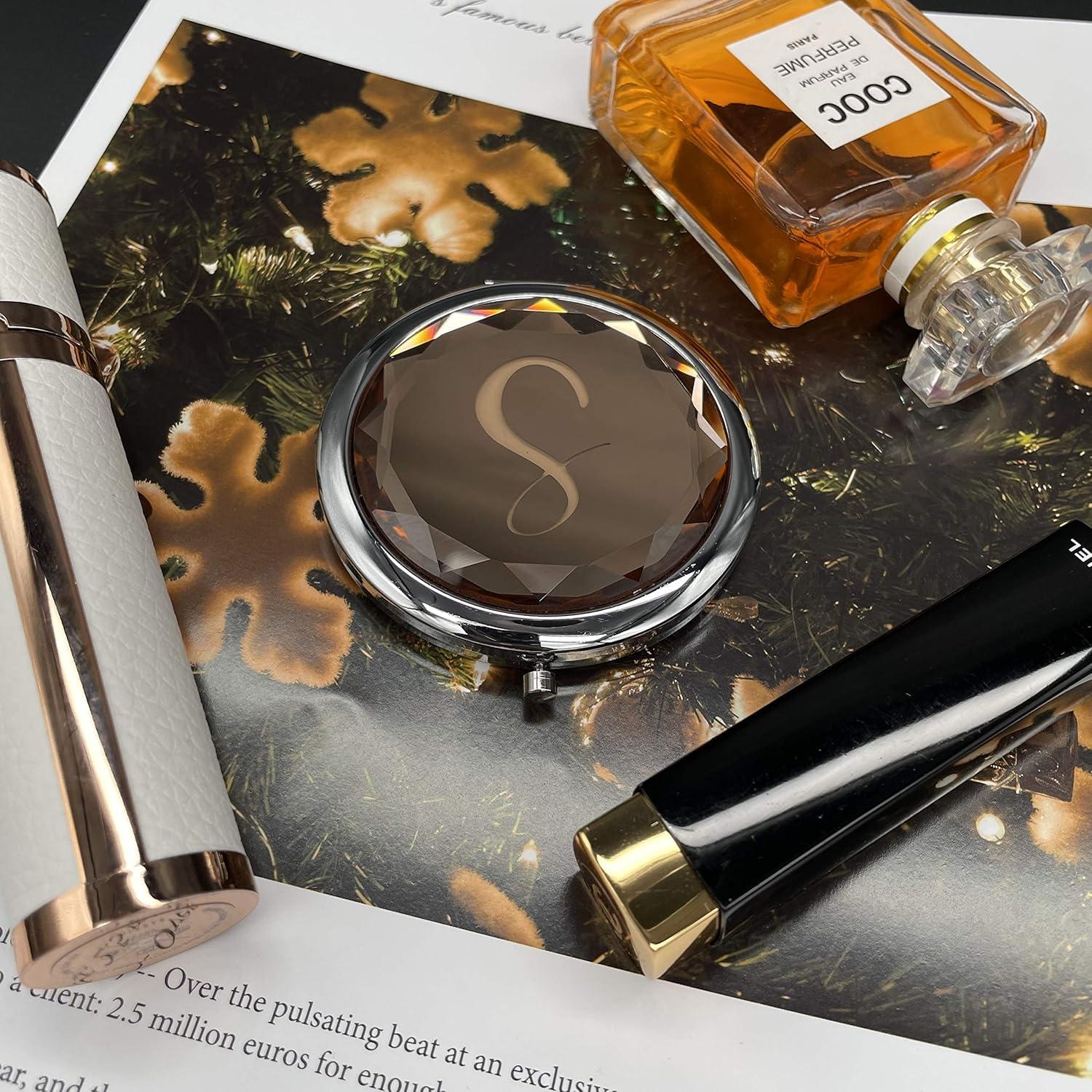 Espejo de Maquillaje Compacto Deutrnew con Pulsera Amor S