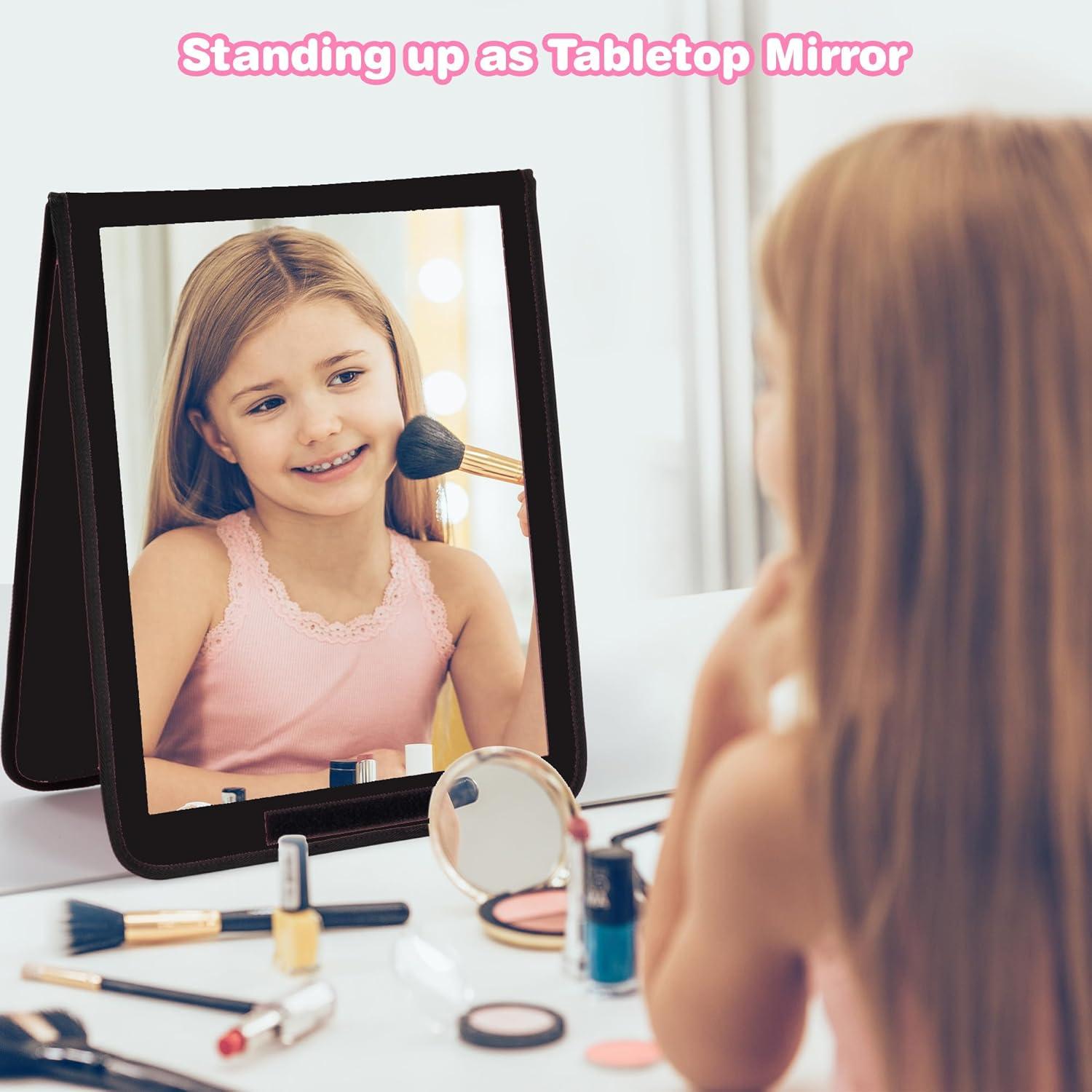 Espejo Plegable Portátil LPHUMEX 84x33 cm Negro para Danza