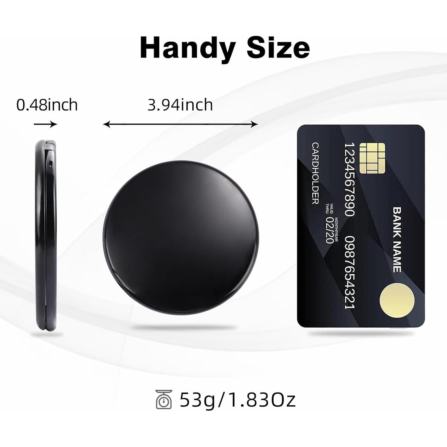 Espejo Compacto Supertina 10X Sin Distorsión para Viajes