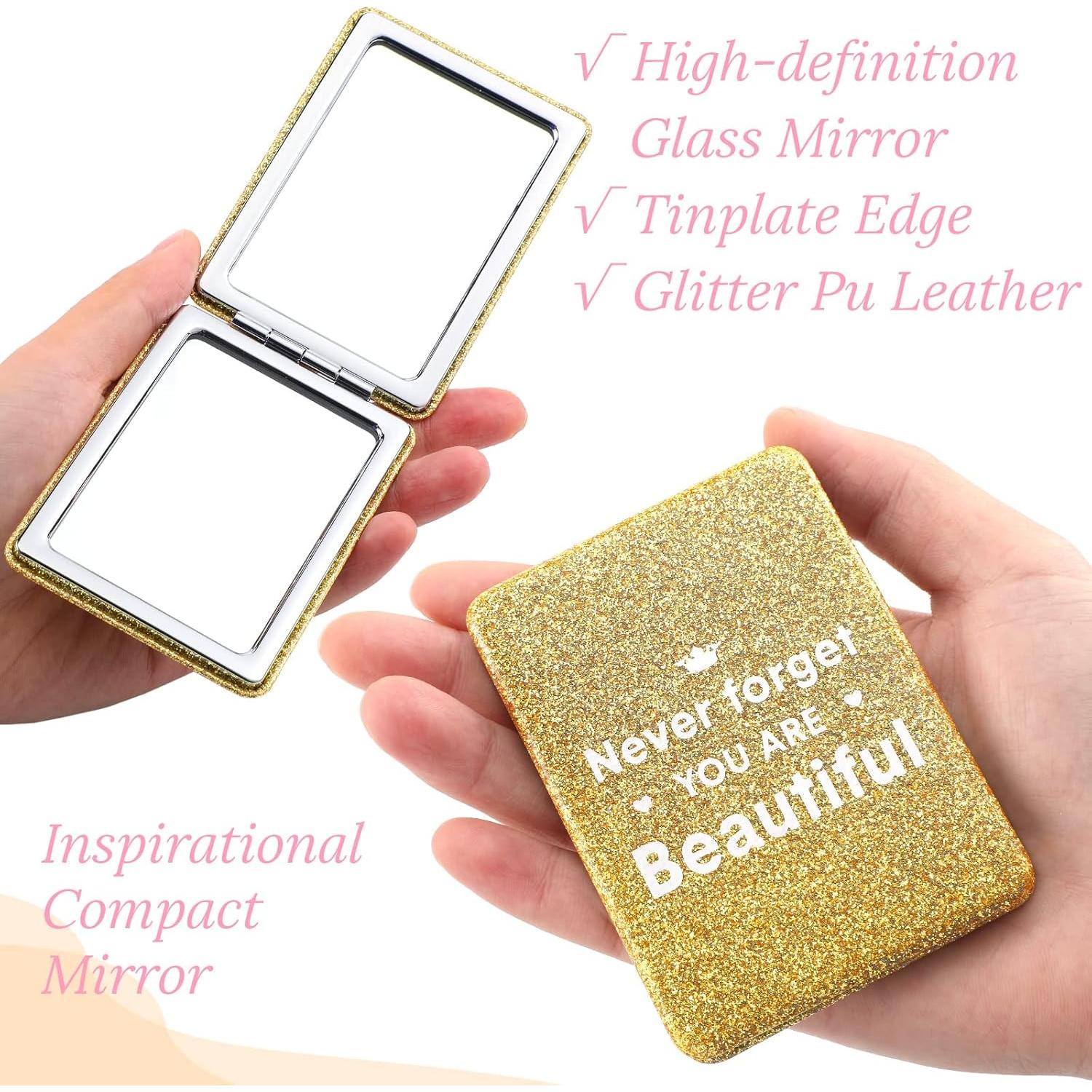 Espejo Compacto Plegable Panelee 8 Pcs 6.2x8.5 cm Inspiracional