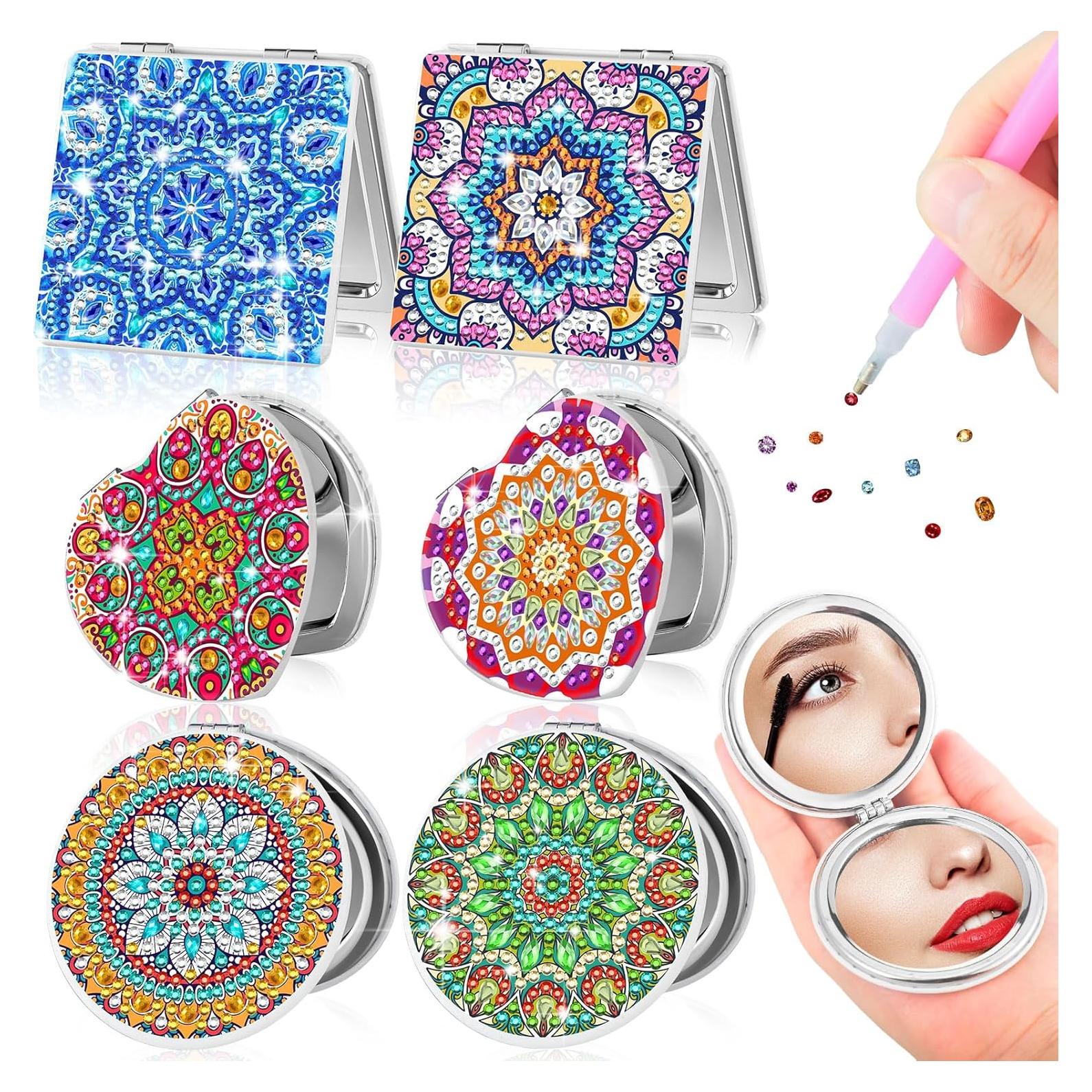 Espejo Compacto Plegable Thyle 6 Pcs con Magnificación 7 cm