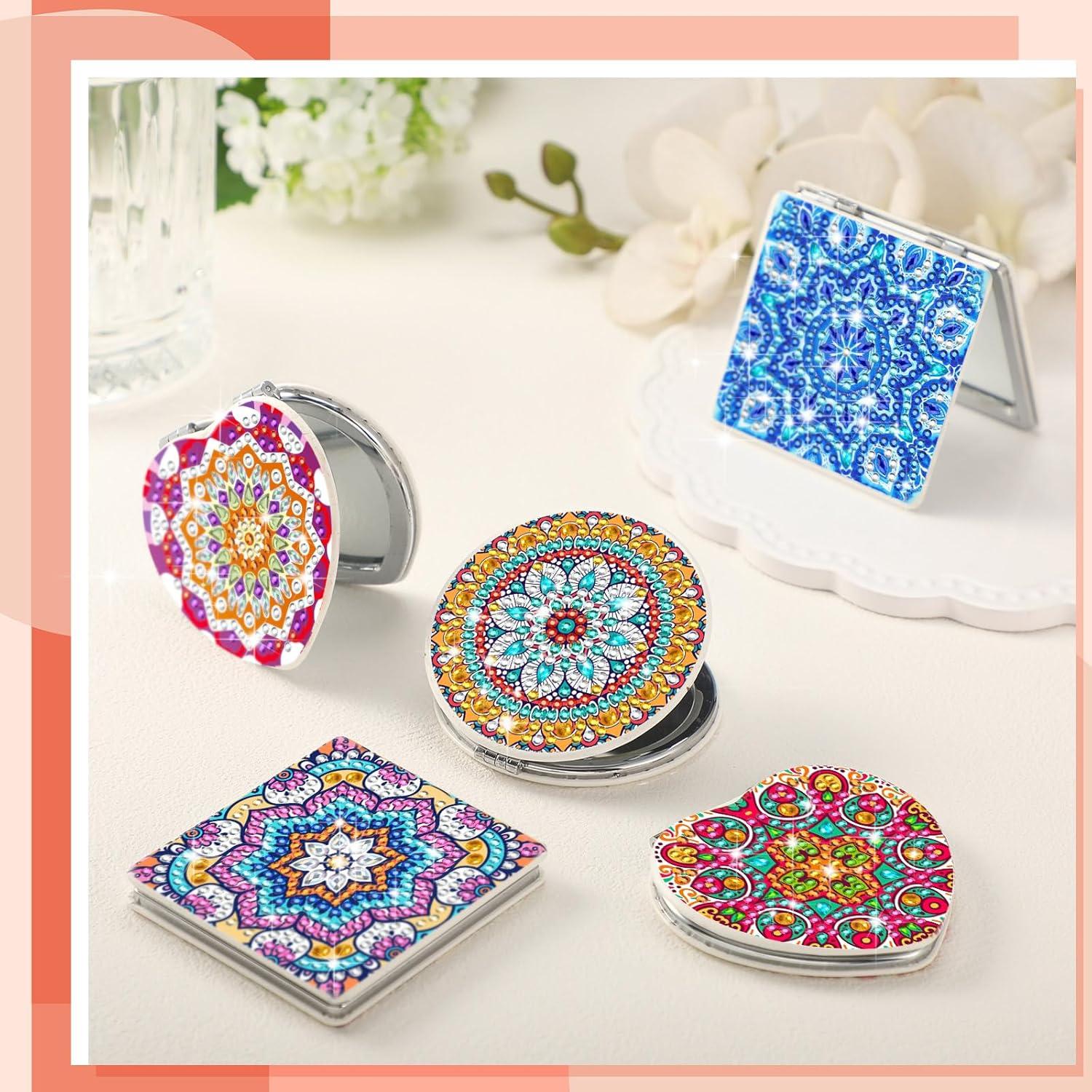 Espejo Compacto Plegable Thyle 6 Pcs con Magnificación 7 cm