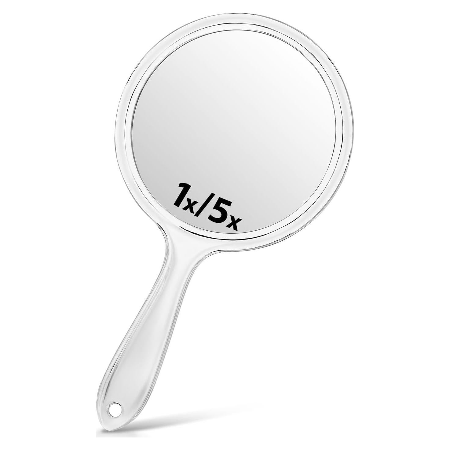 Espejo de Mano Doble Cara Macaki 21.1x11.4 cm Aumento 5X