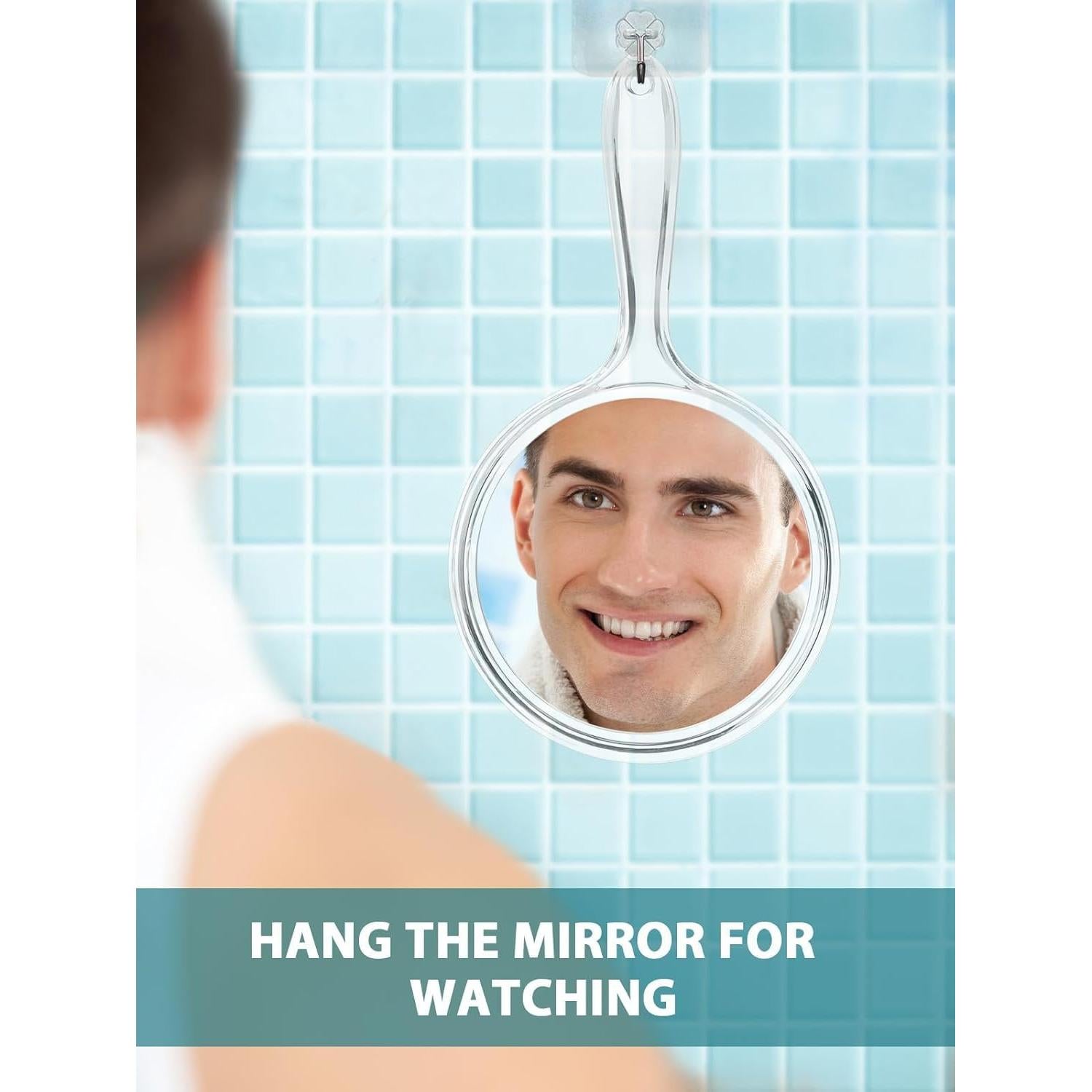 Espejo de Mano Doble Cara Macaki 21.1x11.4 cm Aumento 5X