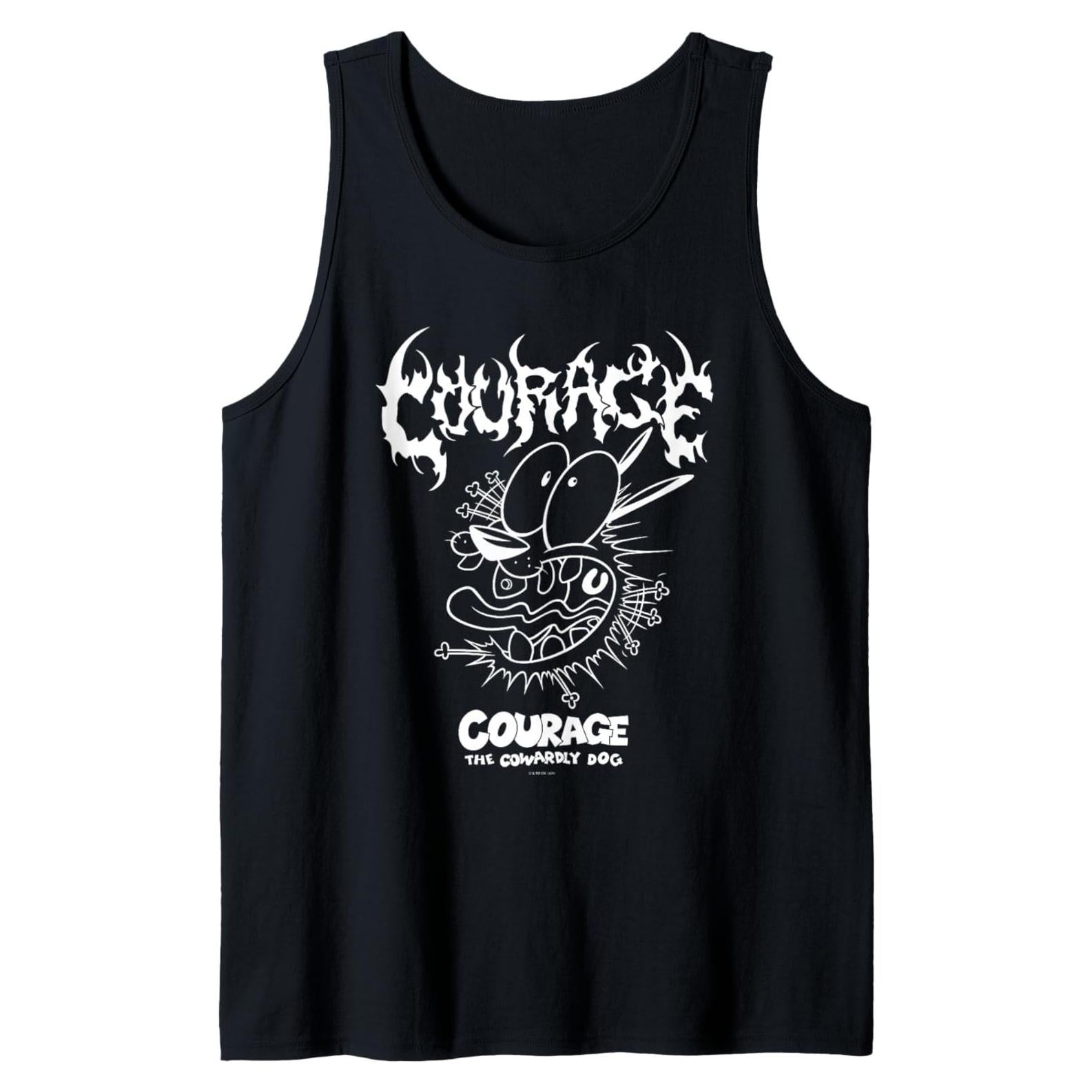 Camiseta Sin Mangas Courage el Perro Cobarde - Metal Extremo